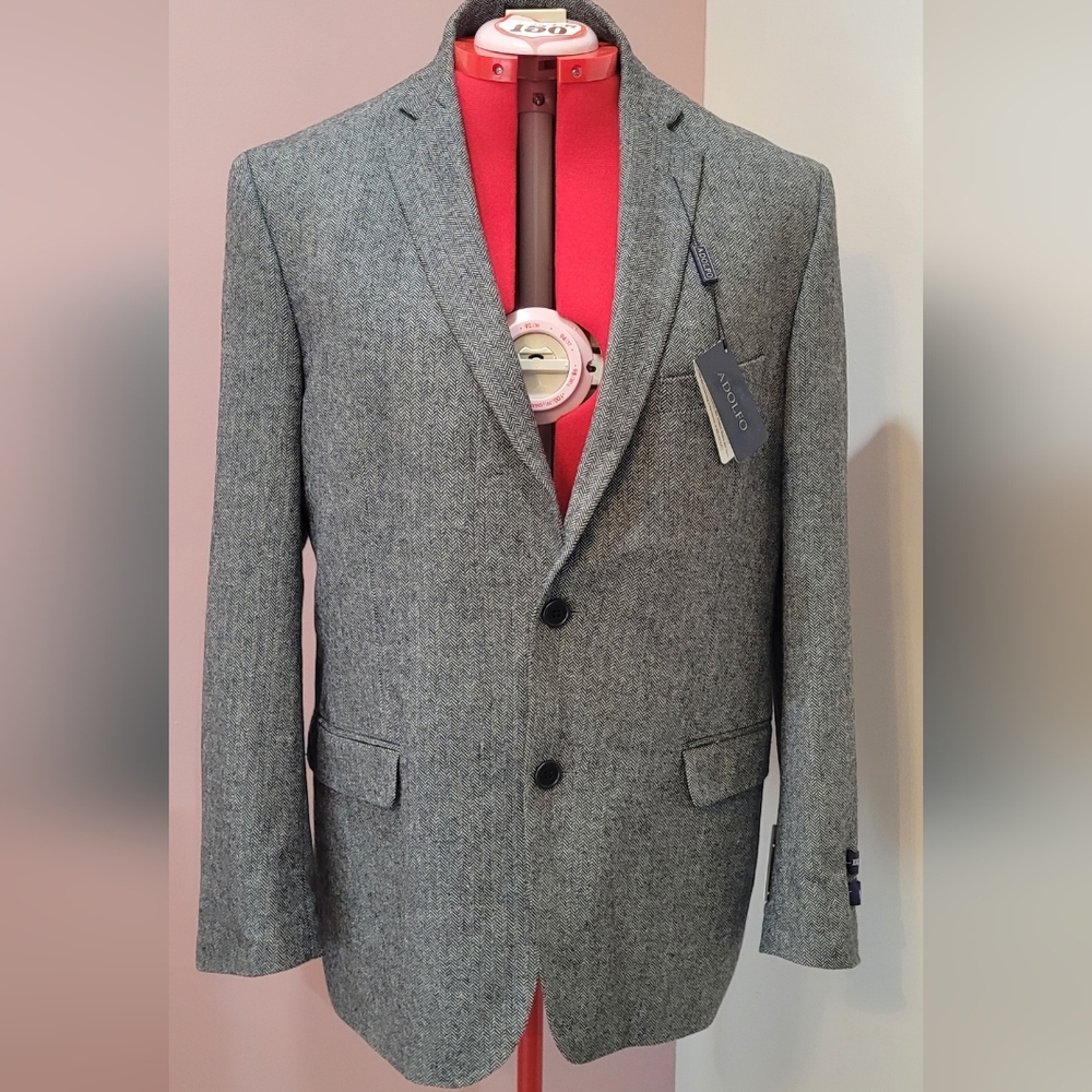 Adolfo Men's Gray Blazer